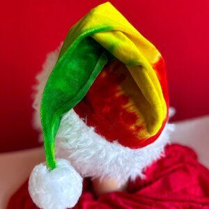 Handcrafted Tie-Dye Santa Hat
